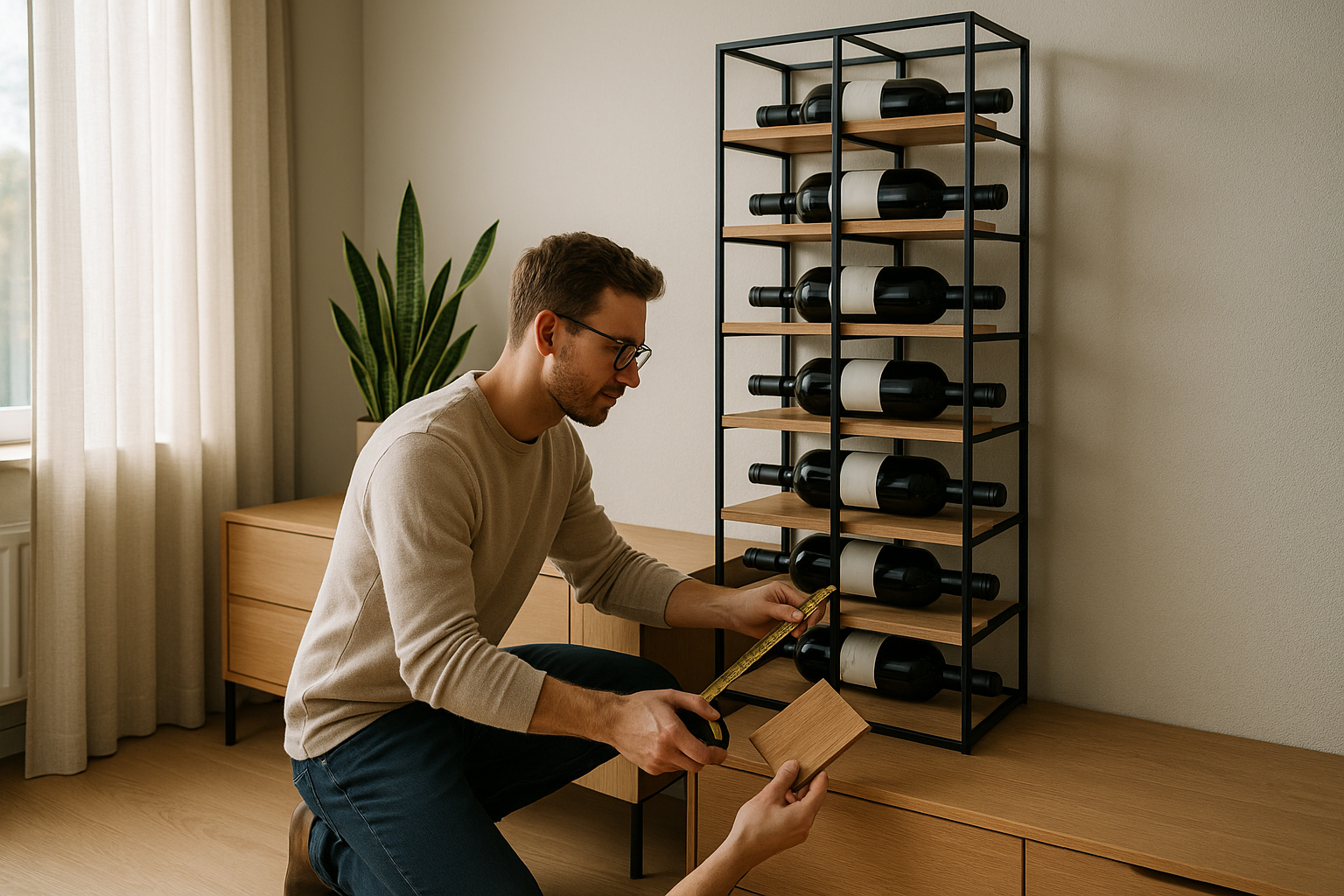 Wijnrekken voor interieur en opslag