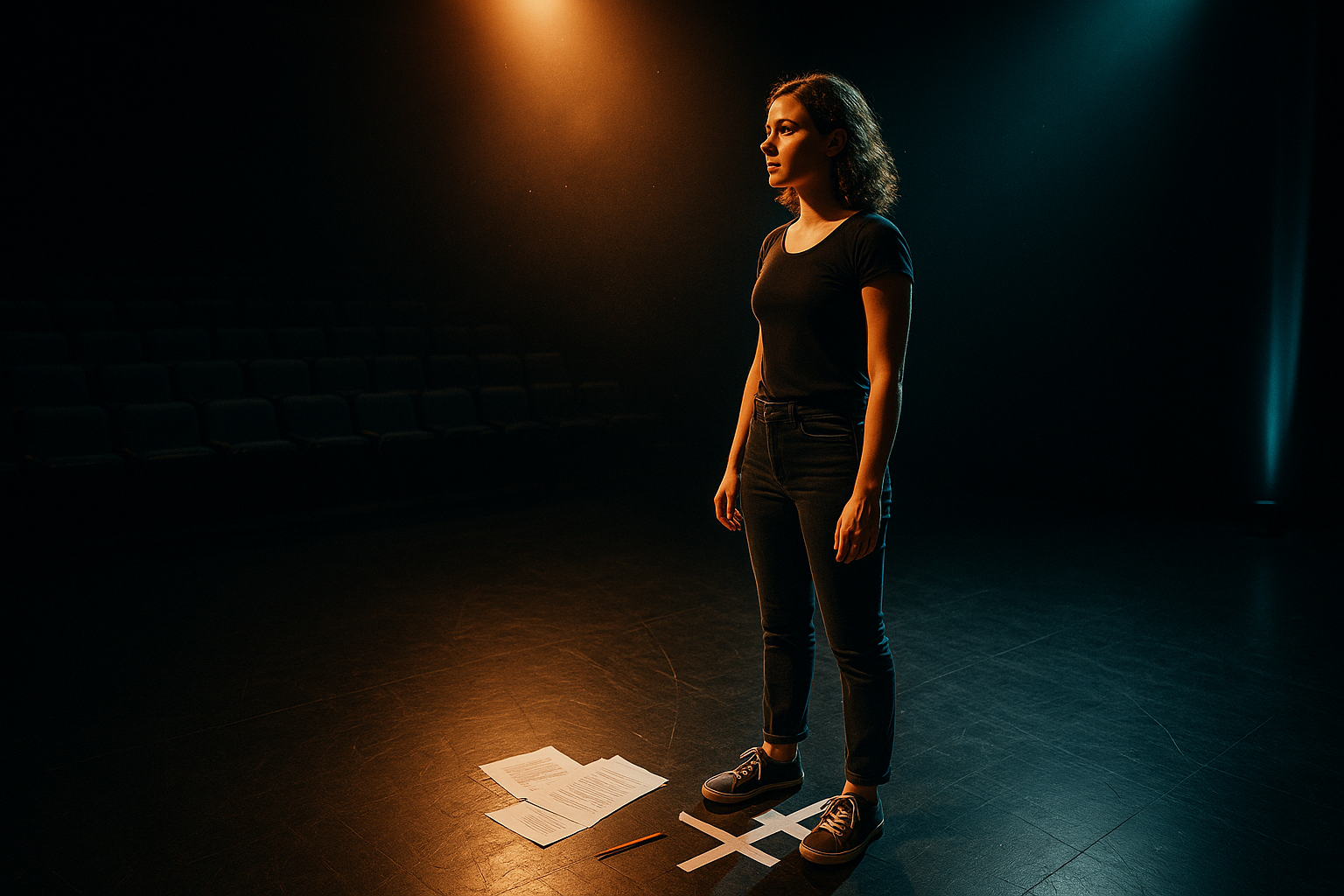 Oefenen voor toneelschool audities