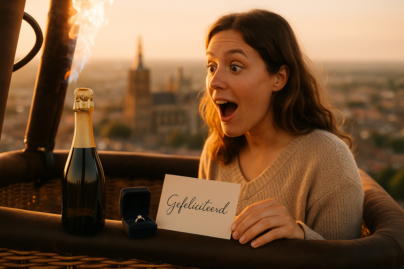 Verrassingsmoment ballonvaart