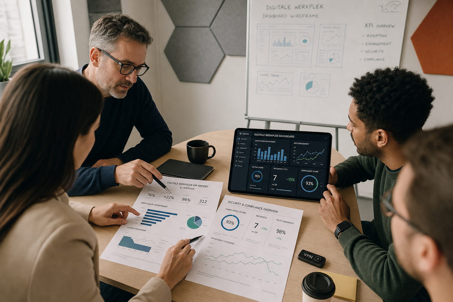 Security en productiviteit metrics digitale werkplek