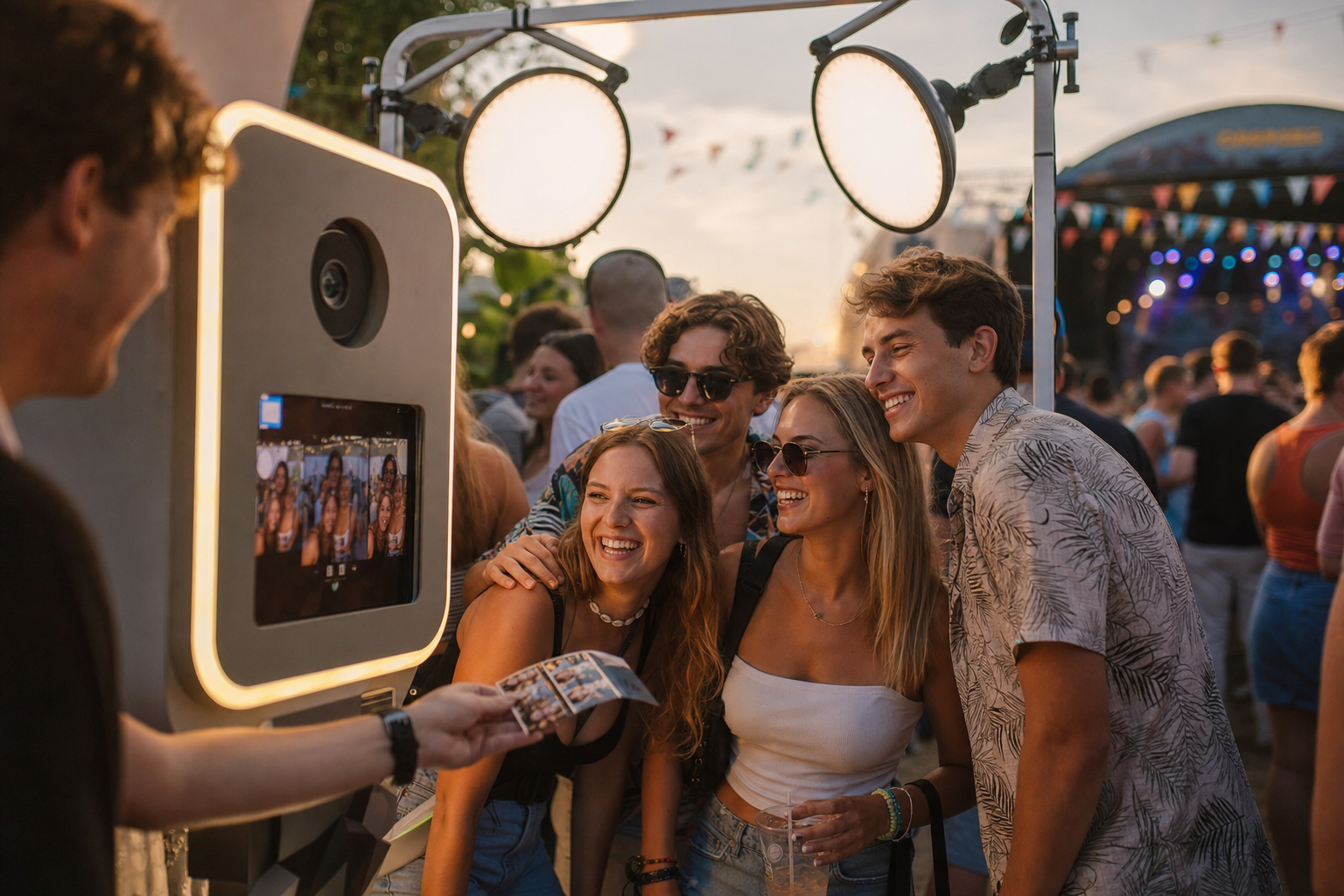Verschillende photobooth opties voor festivals