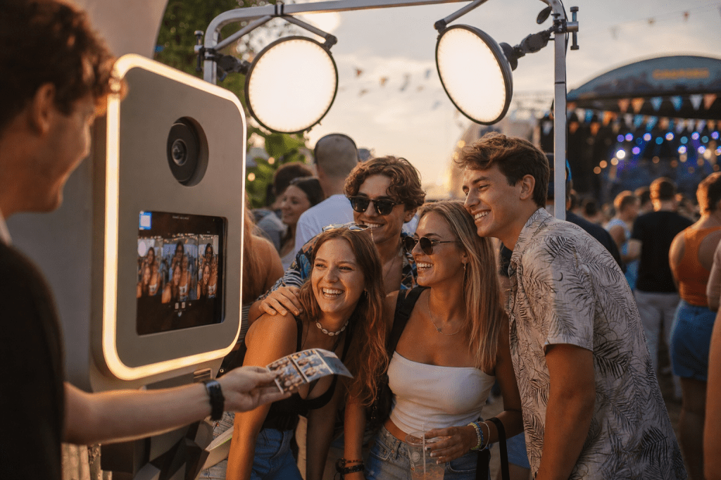Hoe kies je de beste photobooth voor je festival: open-air booth, 360° video of vintage&nbsp;caravan?